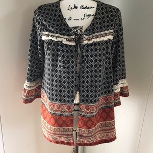 💲🔴Xhilaration boho top tunic  size medium